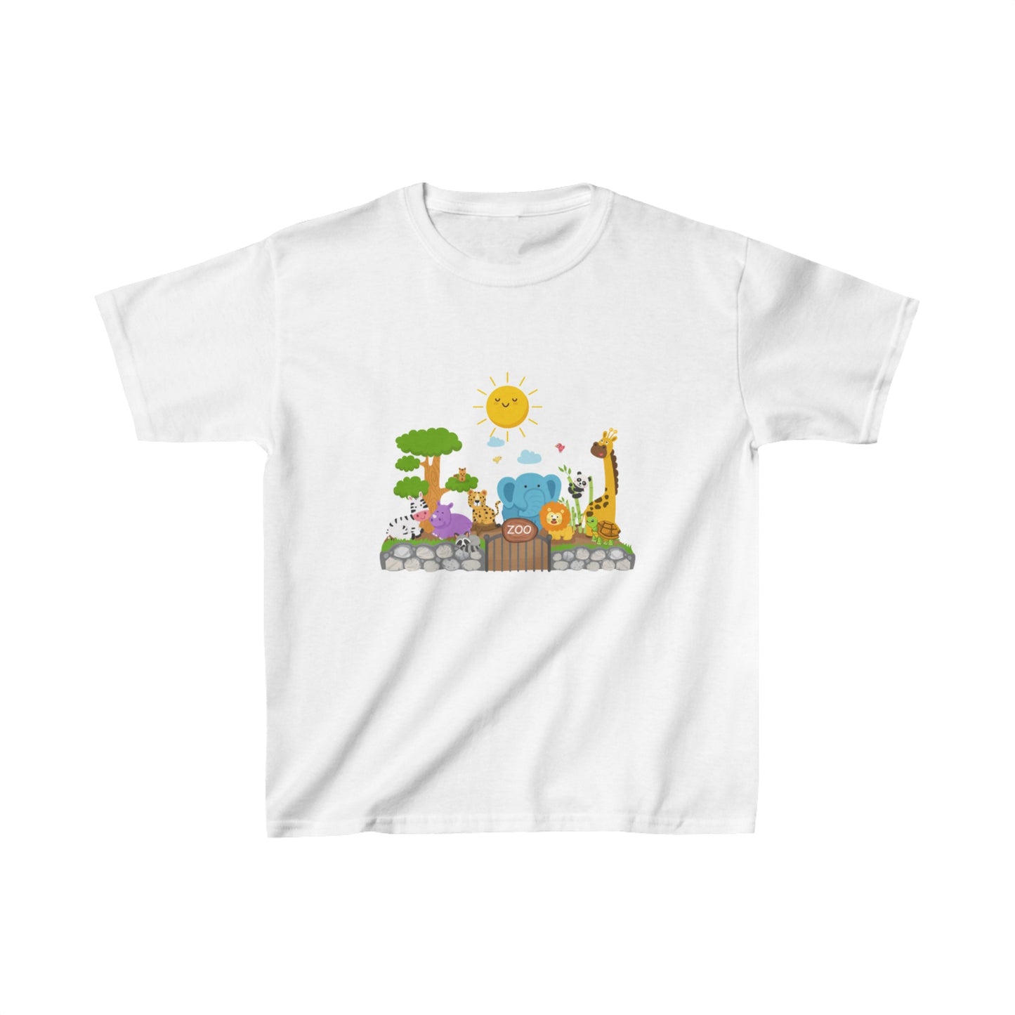 Kids Cotton Tee Zoo Edition