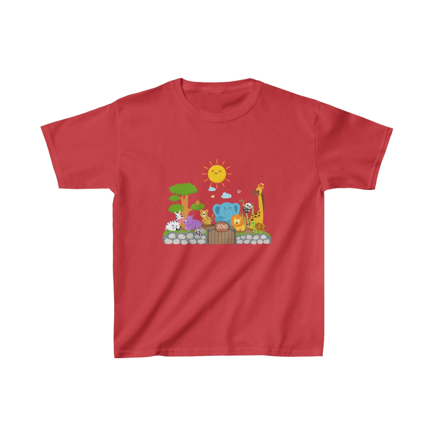 Kids Cotton Tee Zoo Edition