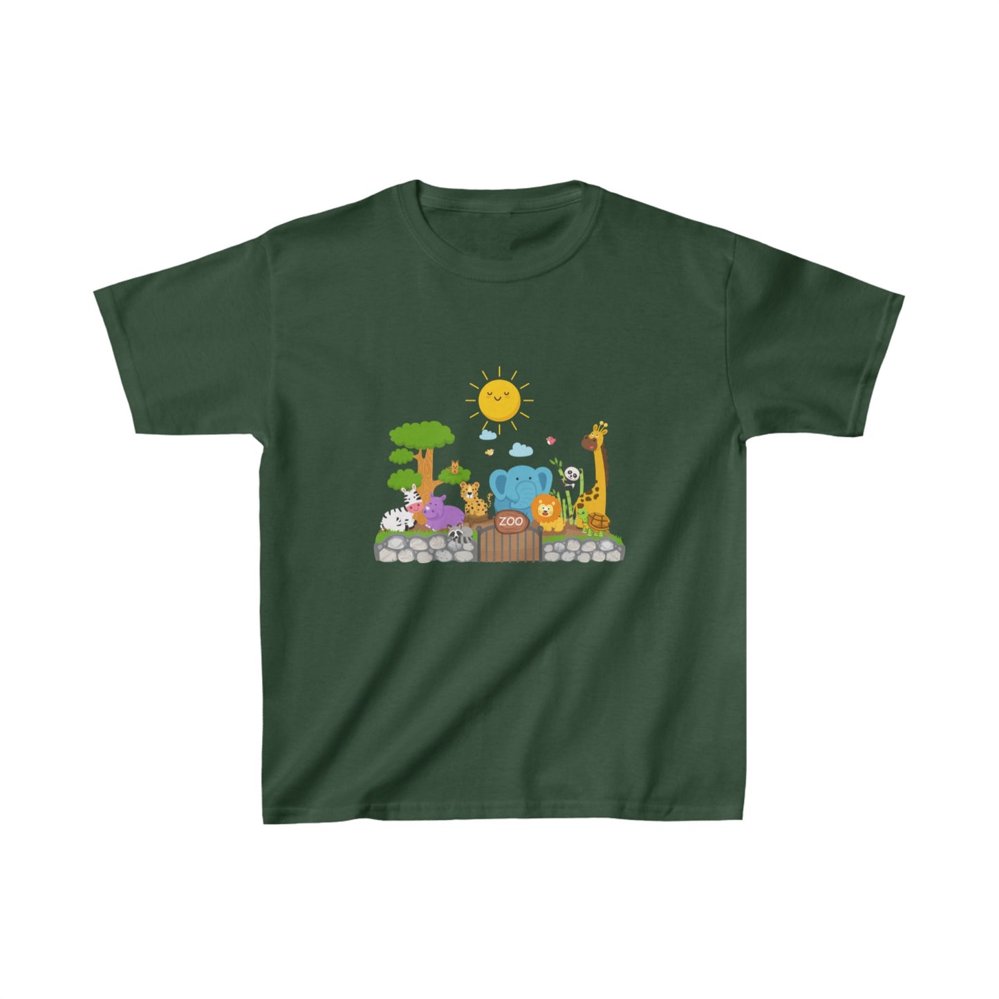 Kids Cotton Tee Zoo Edition